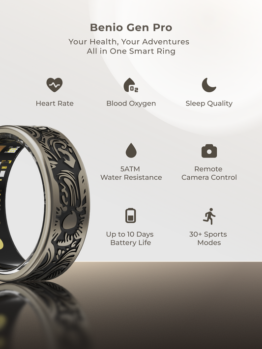Benio Gen Pro - Smart Ring with Health Monitoring